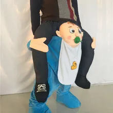 Хэллоуин взрослых Косплей Me Baby маскарадный костюм унисекс сценическое нарядное платье езда на фабрике