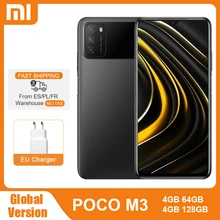 Xiaomi Snapdragon 626 POCO M3 64GB/128GB 4gbb GSM/WCDMA/LTE Quick Charge 3.0 Side-Mounted