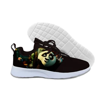 

2019 hot fashion Kung Fu Panda 3D casual shoes for men/women high quality Harajuku 3D printing Kung Fu Panda Sneakers