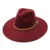 2022 Fedora Hat Women Big Wide Brim 9.5cm Vintage Khaki Felted Jazz Hat Winter Formal Dress Cap sombreros de mujer 11