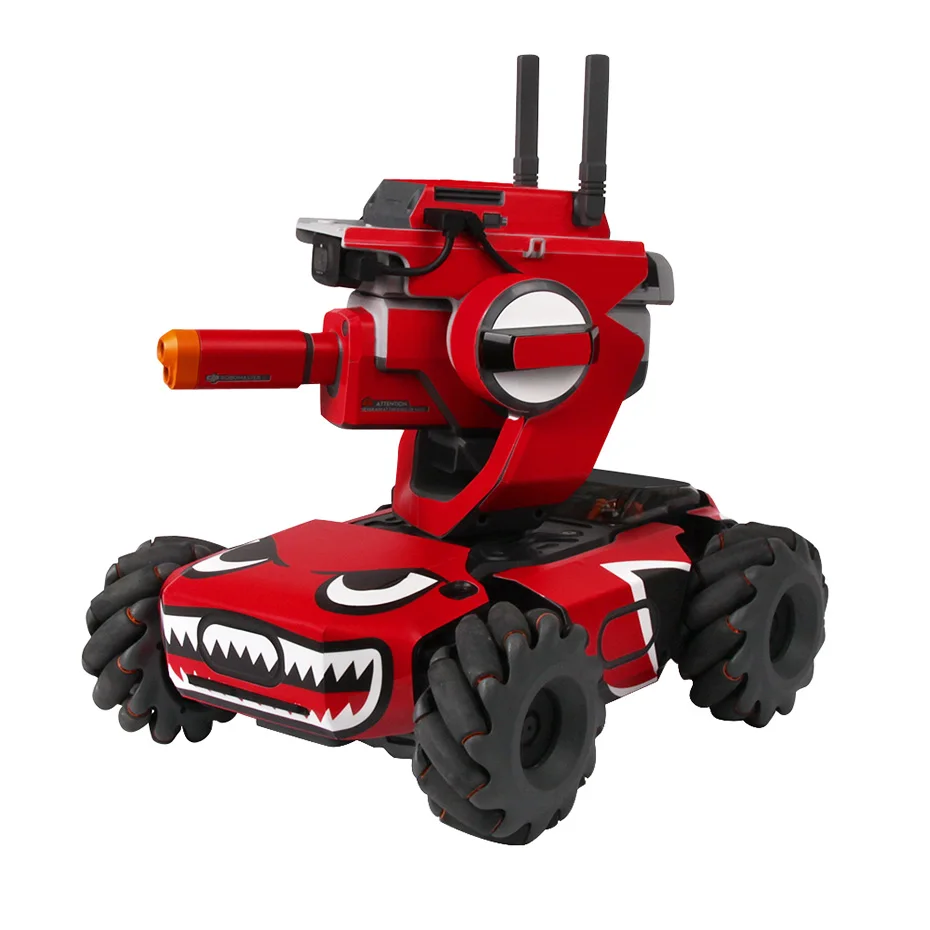 Red Shark Защитная Наклейка s Для DJI Robomaster S1 ПВХ наклейка для кожи красный/желтый Акула Камуфляж для Robomaster S1 защита автомобильные аксессуары - Цвет: Red Shark