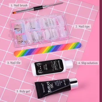 

30ML Temperature Change Extension Glue Fast Building Extension Glue Nail Solid State Crystal Extension Glue