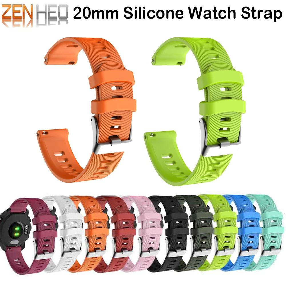 

Watch Strap For Garmin Forerunner 245 645 Vivoactive 3 Band Vivomove HR Smart Watch Wristband Bracelet Replacement Straps