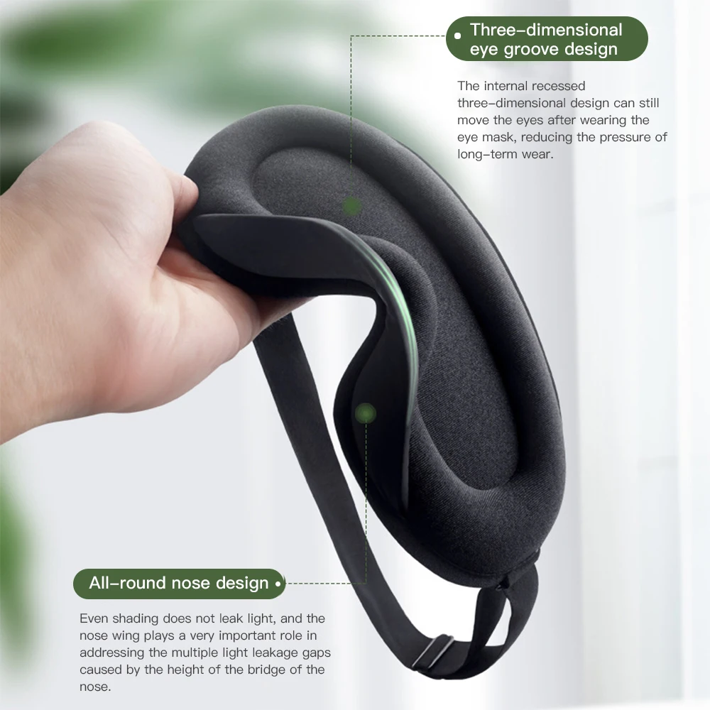 Masque De Sommeil 3D Respirant Et Ergonomique Avec Bouchons D'oreille