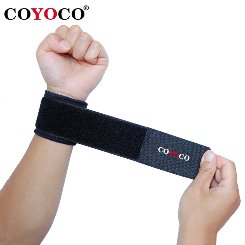 

Adjustable Wristbands Dispenser Wrist Support Arthritis Wraps Gym Brace COYOCO Professional Sports Protector Guard Purses