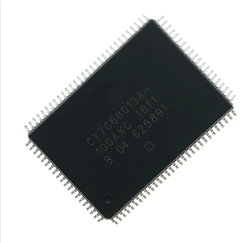 Флэш микроконтроллер QFP CY7C68013A 8 битный FX2LP 8051 CISC без ПЗУ 3 В новый и оригинальный 1