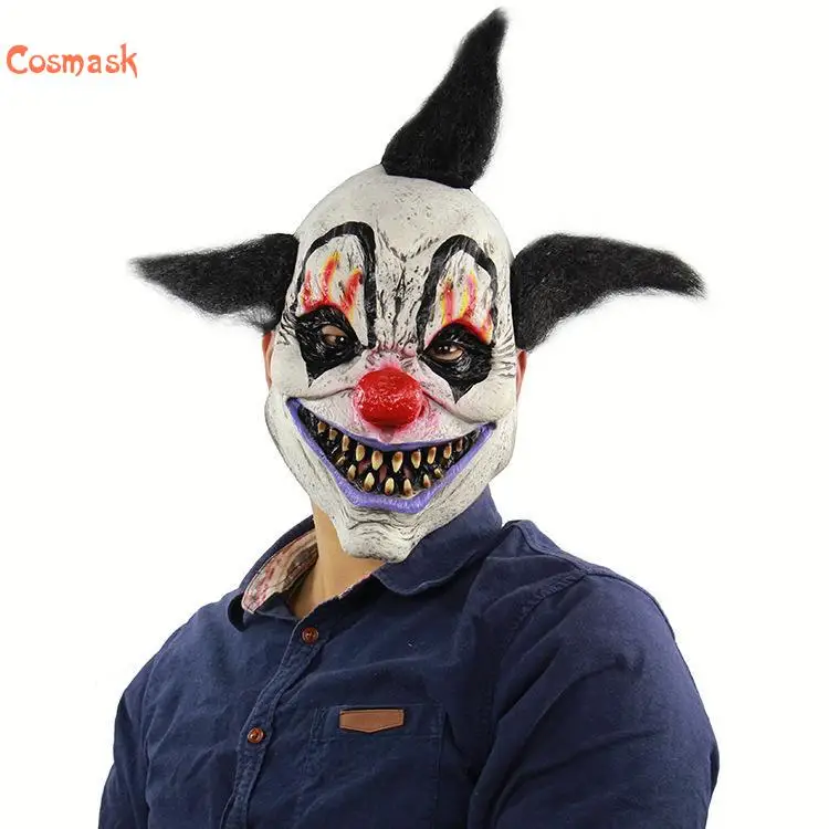 Маска Cosmask Хэллоуин Реалистичная латексная маска клоун ужаса|Аксессуары для