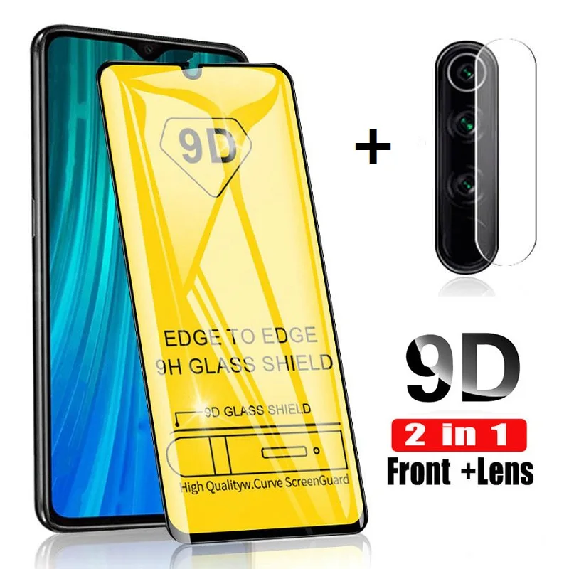 защитное стекло Redmi Note 8 Pro 8T 8A для объектива камеры Защитная пленка экрана Xiaomi 9D