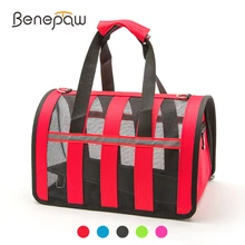 Модные дышащие сумки-переноски для маленьких собак и кошек, прочная нейлоновая дорожная сумка для питомцев, сумка для переноски на плече с ручкой