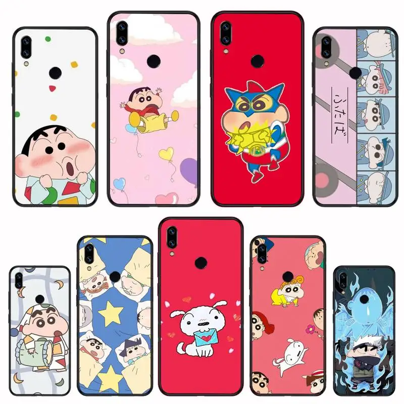 

Japanese Cartoon Crayon Shin-chan Phone Case For Xiaomi Redmi Note 4 4x 5 6 7 8 pro S2 PLUS 6A PRO
