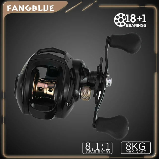 Cheap Baitcasting Reel 18+1BB 8.1:1 High Speed Fishing Reel Casting Reel  for Freshwater Saltwater Fishing