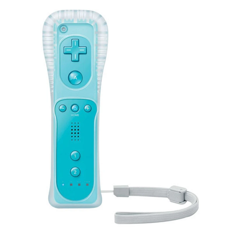 Blue 2 in 1 Remote Controller Built in Motion Plus for Nintendo Wii Console Game - ANKUX Tech Co., Ltd