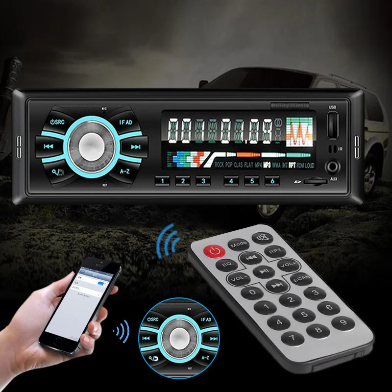 Автомобильный Mp3 радио плеер Авто MP3 Универсальный аудио Музыка lcd 12V Премиум