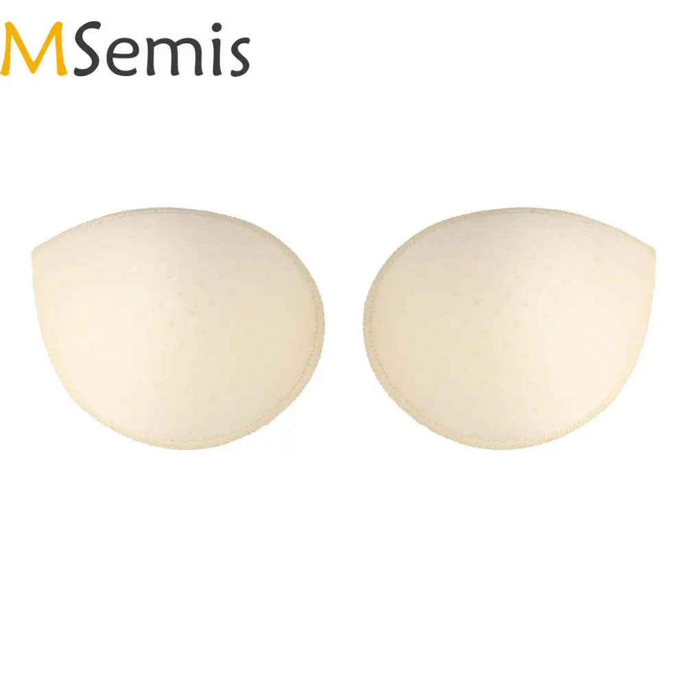 

1 Pair of Womens Bra Inserts Pads Mastectomy Bra Removable Push Up Sponge Foam Pads for Swimwear Sports Bikini Nursing Bra