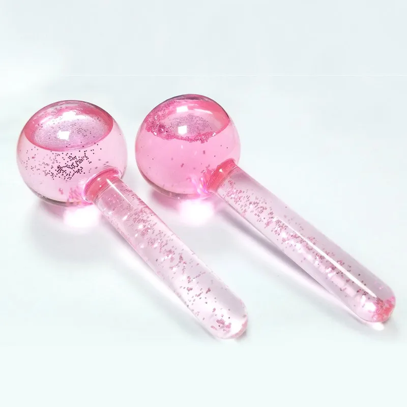 2pcs Facial Massage Globes Ice Ball Energy Crystal Glass Ball Health Care Cooling Beauty Ice Globes Face Wrinkle Remover Product 4