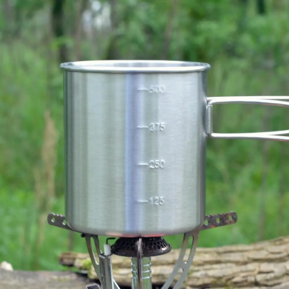 Бесплатная доставка уличная кружка Heecn из нержавеющей стали с емкостью весы