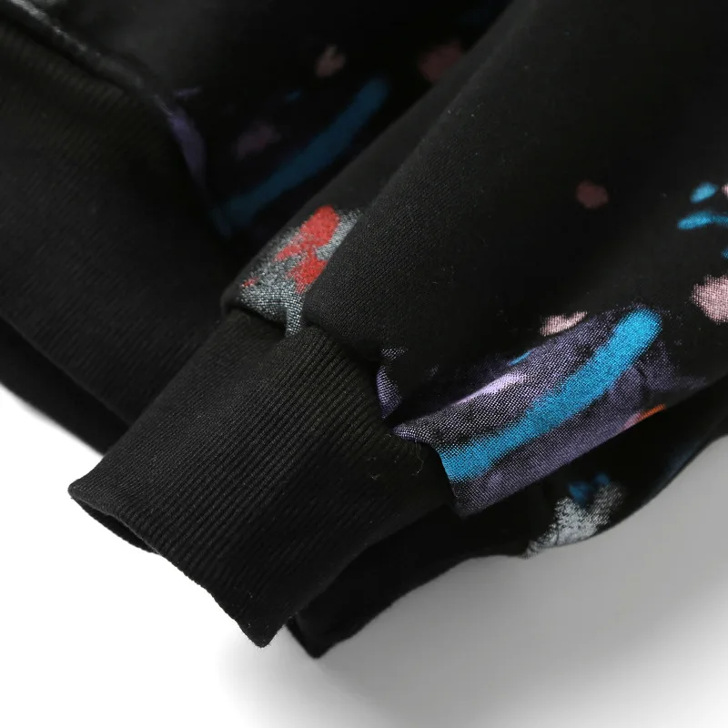 OFF-WHITE Ограниченная серия фейерверков толстовка мужская пара Дикий плюс бархатная куртка с капюшоном