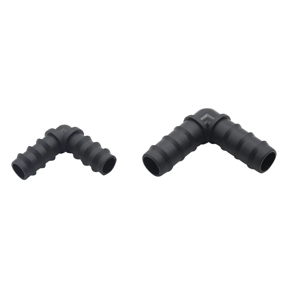 DN16 DN20 Elbow Barbed Garden Water Connectors 90 Degree Angle Bend Joints Garden Agriculture Fittings Hose Connectors 10Pcs