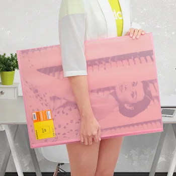 

A2/4K 20/40 Pages Multi Pocket Collection of Sketch Paintings Calligraphy Poster Folder Paper Organizer Booklet Transparent