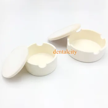 

New Dental Lab CAD crucible for zirconia crowns sintered crucible dental Crucible with cover round shape holding beads in oven