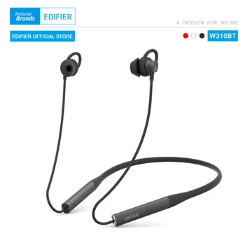 

EDIFIER W310BT Bluetooth V4.2 earphone up to 8.5 hours playback IPX5 Waterproof magnetic earpieces incoming call vibration