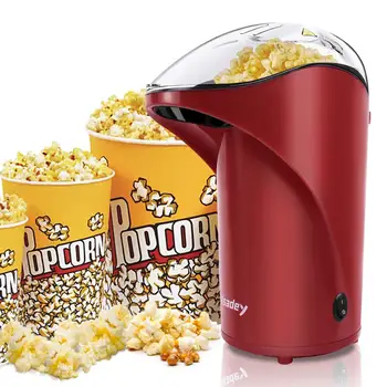 

Popcorn Maker Fast Hot Air Electric Popcorn Maker Healthy Popcorn Oil & Fat Free Popcorn Maker with Measuring Cup 3-5day delivey