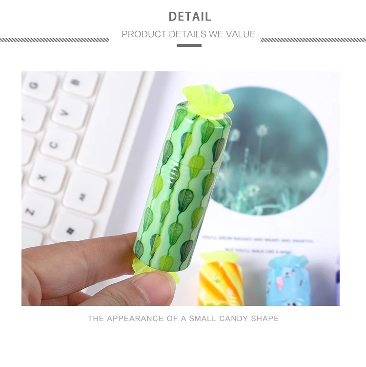 1 шт. 5 мм X 5 м милые конфеты стиль декоративная Корректирующая лента kawaii Студенческая переделка лента школьные принадлежности канцелярские принадлежности