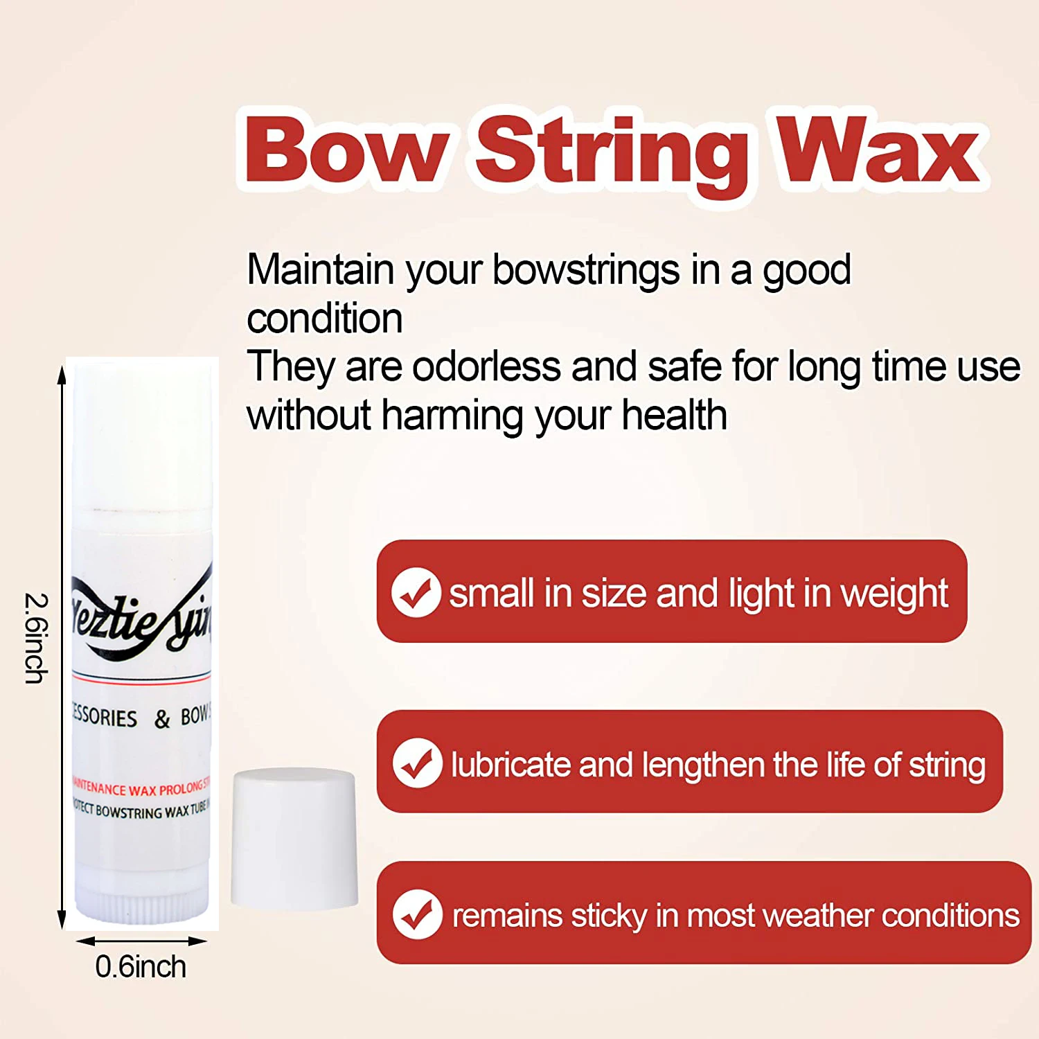 Premium Bow String Wax - 3-Pack | Protective Outdoor Wax