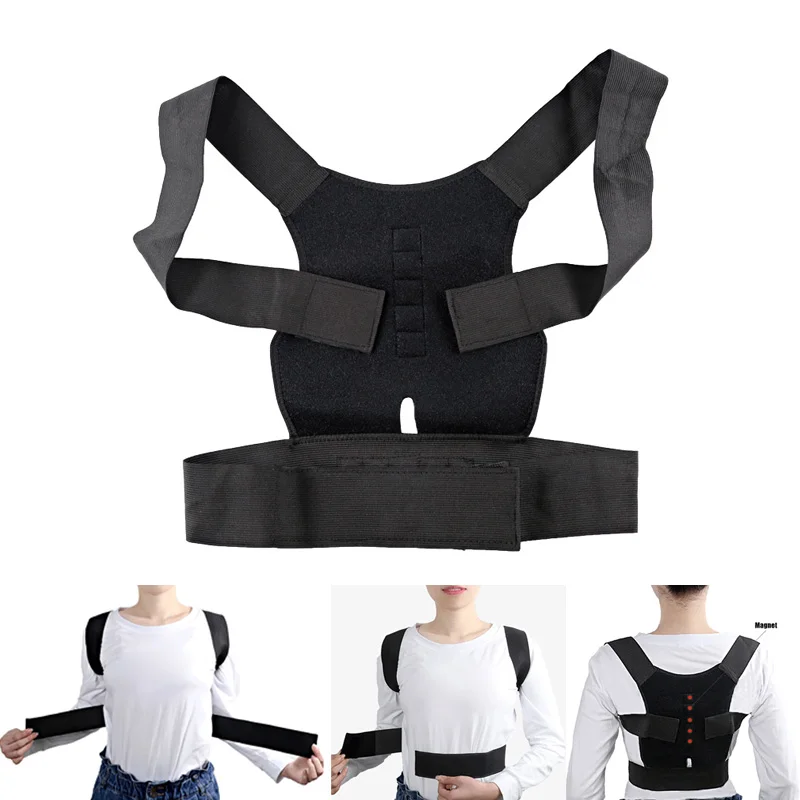 

Adjustable Posture Correct Braces Supports Back Belt Support Corset Back Lumbar Shoulder Correcting SDFA88
