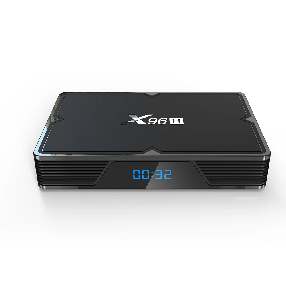  X96H 6K Android 9.0 TV Box 4G 32G With Dual Band Wifi Bluetooth Support HDMI IN OUT Support Youtube