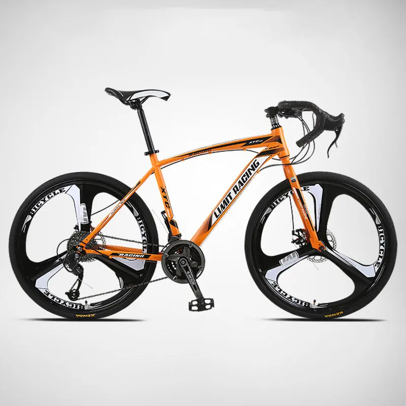 Road Bike 26 Inch 27 Speed Bender Fixed Gear Bicycle Male and Female Students Broken Wind Road Racing Solid Live Bicycle Road Bike 26 Inch 27 Speed Bender Fixed Gear Bicycle Male and Female Students Broken Wind Road Racing Solid Live Bicycle