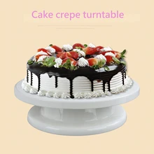 28 см Нескользящая пластиковая Поворотная подставка для торта вращающаяся подставка для торта кремовая подставка для торта поворотный стол круглый кухонный инструмент для выпечки