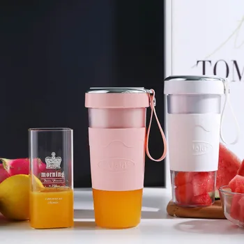 

420ml Portable Juicer Electric USB Rechargeable Smoothie Blender Machine Mixer Mini Juice Cup Maker fast Blenders food processor