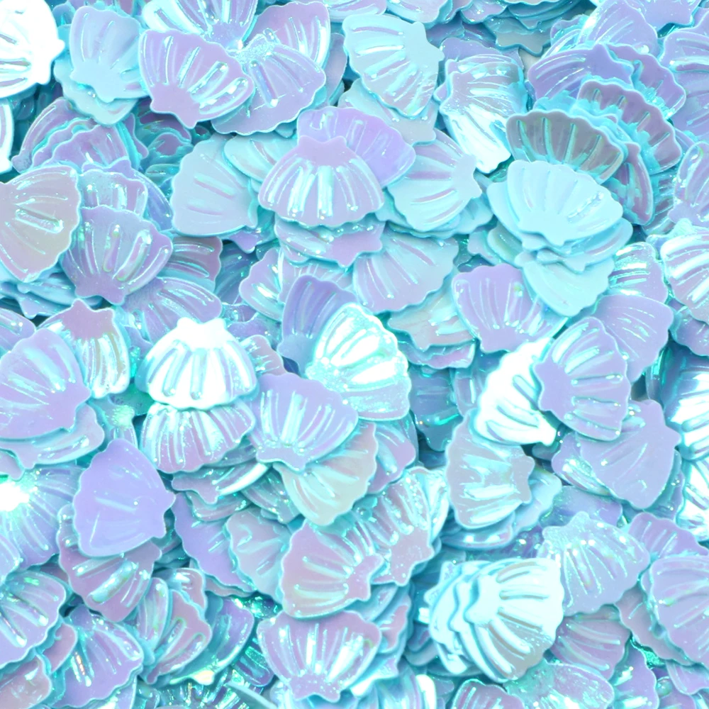 David accessories 10g/pack Colorful Shell Design Sequins Packing Filler Material DIY Hair Shoes Clthing Home Decoration 1Yc8207 | Дом и сад