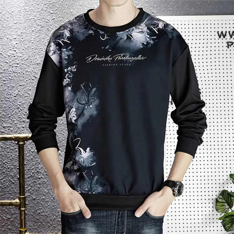 2020 New Sweatshirt Men Hoodie Crewneck Sweatshirts Spring Hoody Ugly Printed Streetwear Male Japan Korean Style Plus SIze 4XL 07