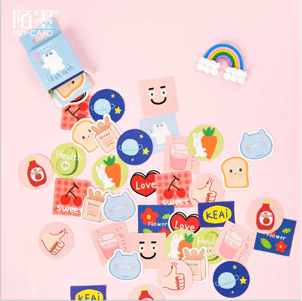 1 компл./лот Kawaii Канцелярские Стикеры s известная картина украшение для альбома мобильный стикер s Скрапбукинг DIY ремесло стикер - Цвет: TuYaTieTie