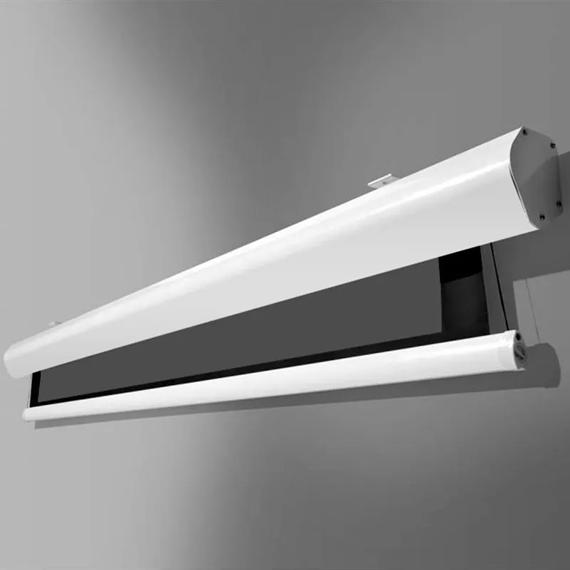 T3husta cair para baixo tela elétrica motorizada 4k/uhd tv a laser de cinema em casa ust projetor alr luz ambiental que rejeita a tela