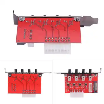 

4 Channel HDD Hard Drive Power Switch Control Switcher 16Pin ATX Cable