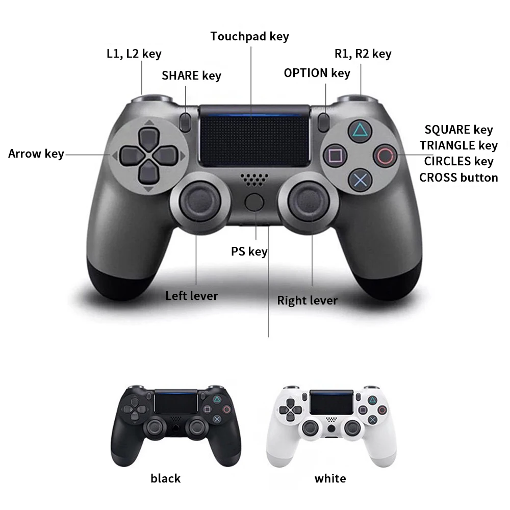 WUIYBN геймпад беспроводной PS4 контроллер Bluetooth игровой джойстик для SONY Dualshock 4 контроллер playstation 4 игровая консоль