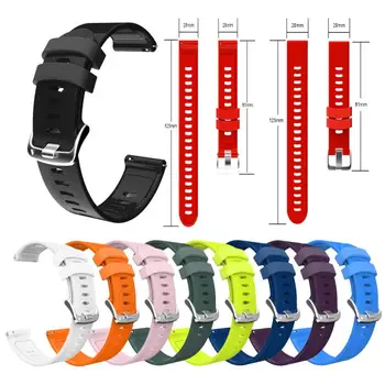 

Curved Watch Strap With Buckle Durable Replacement Watchband Wrist Bracelet For Garmin vivoactive3/vivomove/Forerunner 245