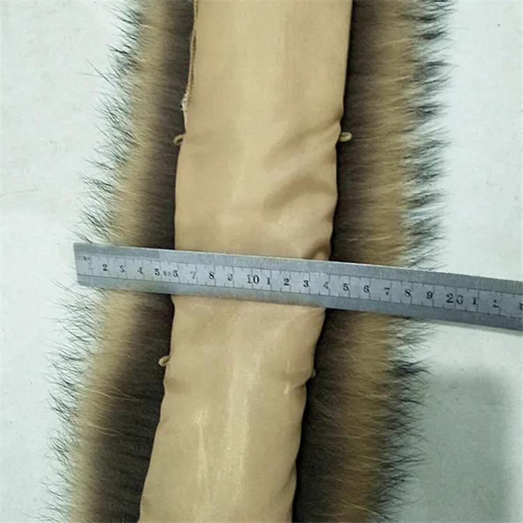 Qearlstar натуральный мех енота шарфы для женщин и мужчин пальто куртки воротник женский супер большой меховой шарф 70 см 75 см 80 см Zx333