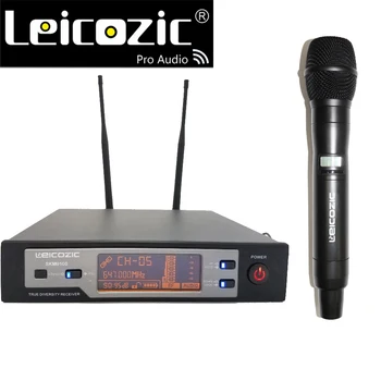 

Leicozic Professional microphone digital skm9100d mikrofon 615-655Mhz microfono cordless mike wireless mikrafon handheld mic uhf