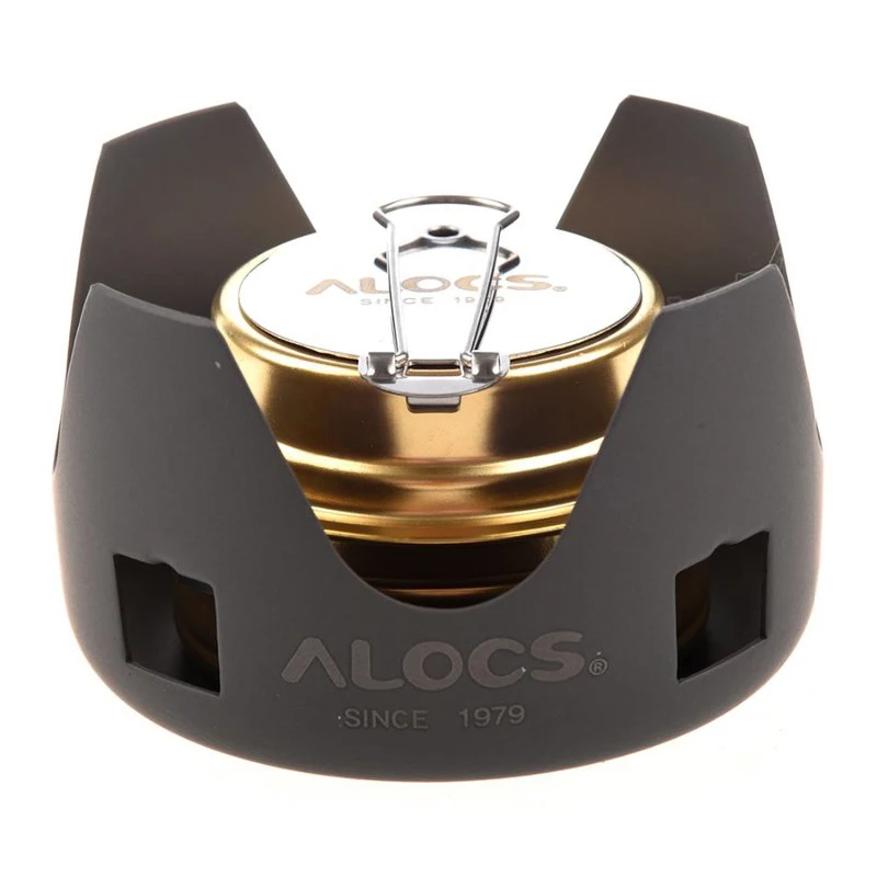 Alocs CS-B02 Сверхлегкая мини уличная спиртовая плита портативная уличная походная плита жидкие твердые печи туристическое снаряжение