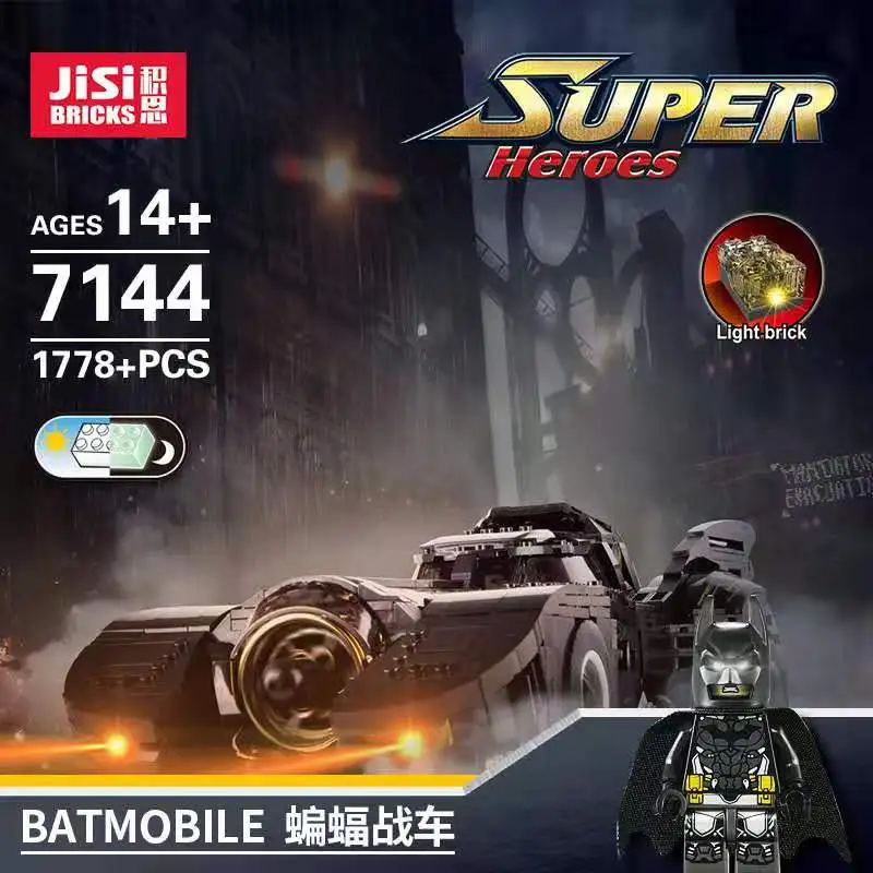 Decool 7144 76023 Batmobile Moive Super Heroes 15506 76119 строительные блоки кирпичи развивающие игрушки