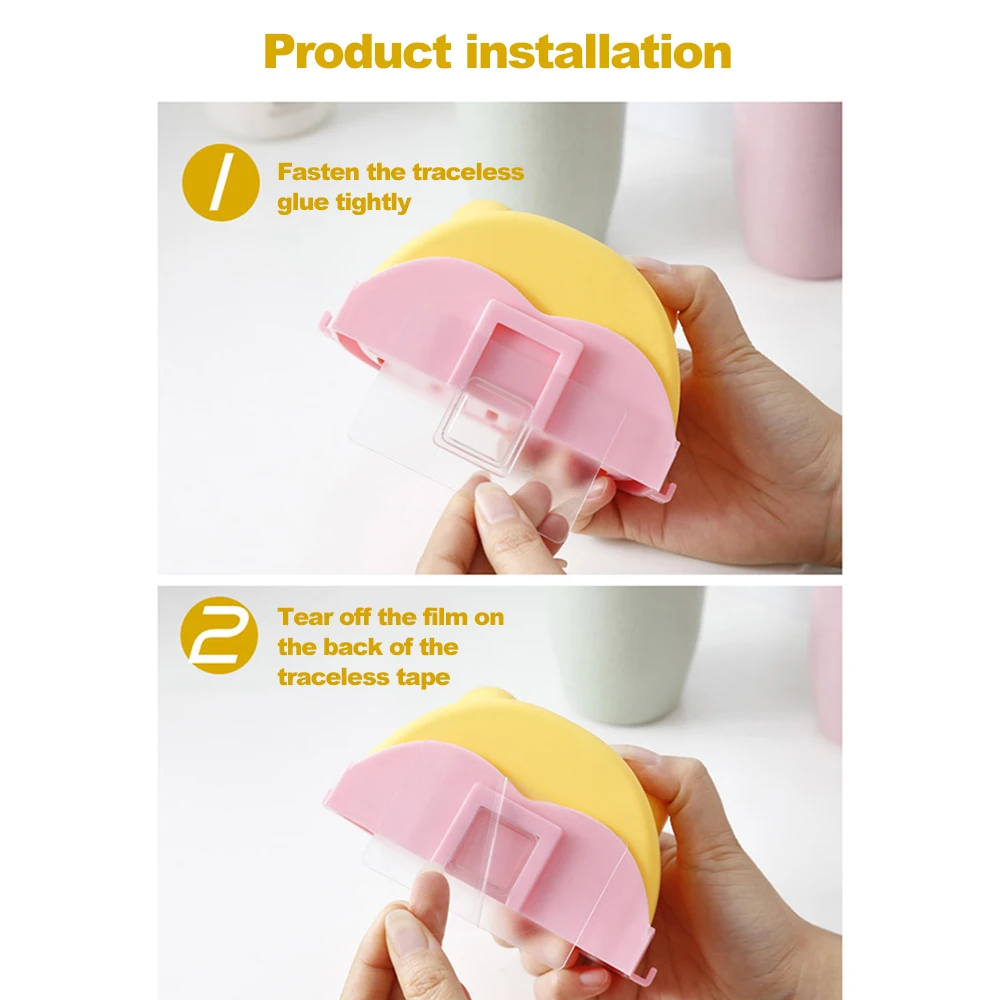 New Bathroom Soap Box Cartoon Soap Box Holder Household Wall Hanging Soap Box Bathroom Accessories