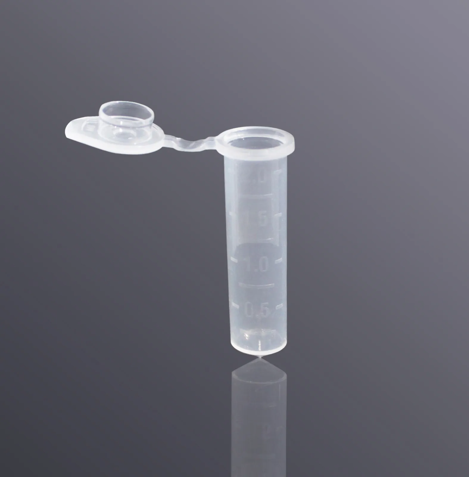 Labselect 2ml Clear Plastic Vials Container Snap Cap Centrifuge Tubes Vials Sample Lab Container No DNA, no RNase