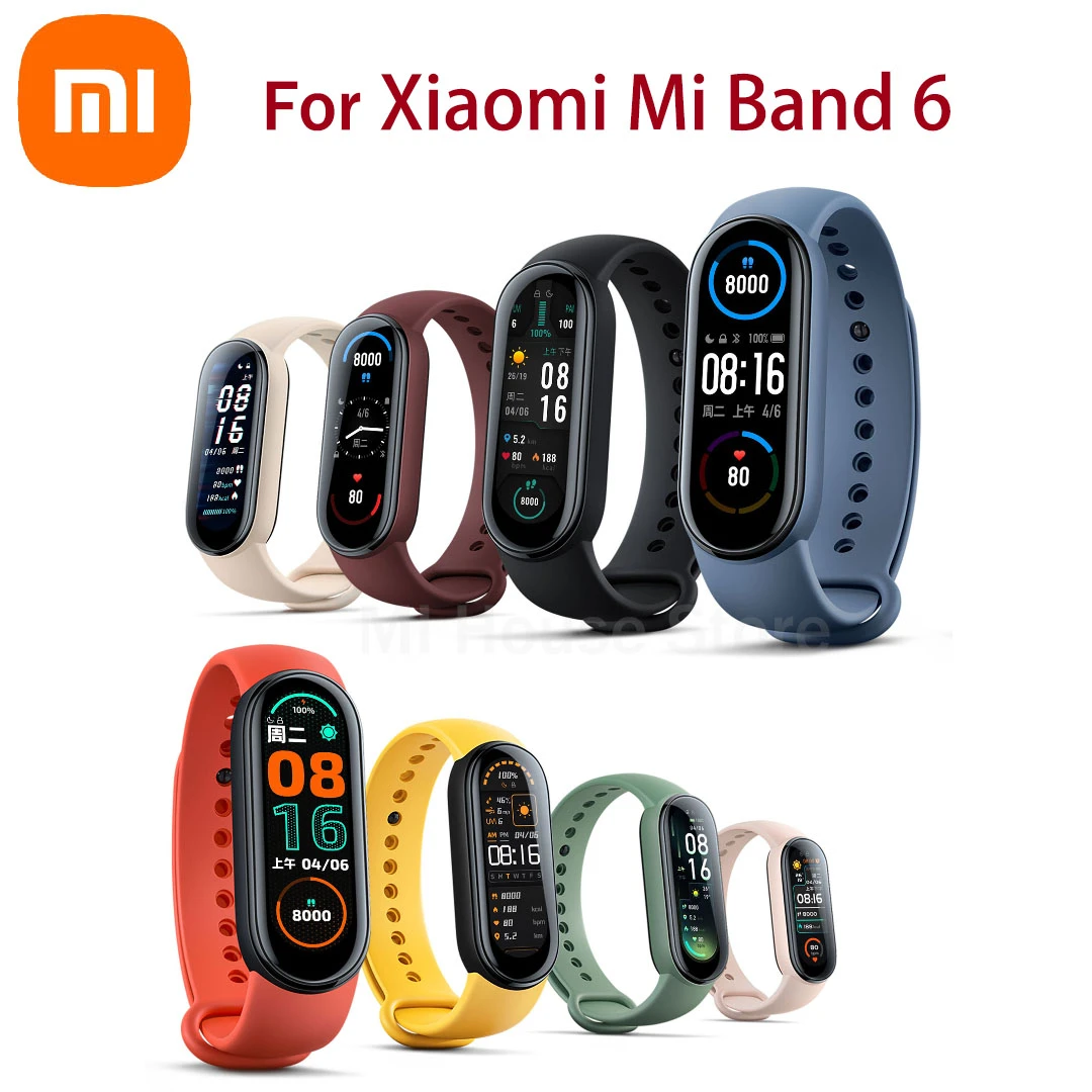 Original Xiaomi Mi Band 6 Silicone Wrist Strap Straps for Xiaomi Mi Band6 Miband  6 Replacement Wristband Bracelet|Smart Accessories| - AliExpress