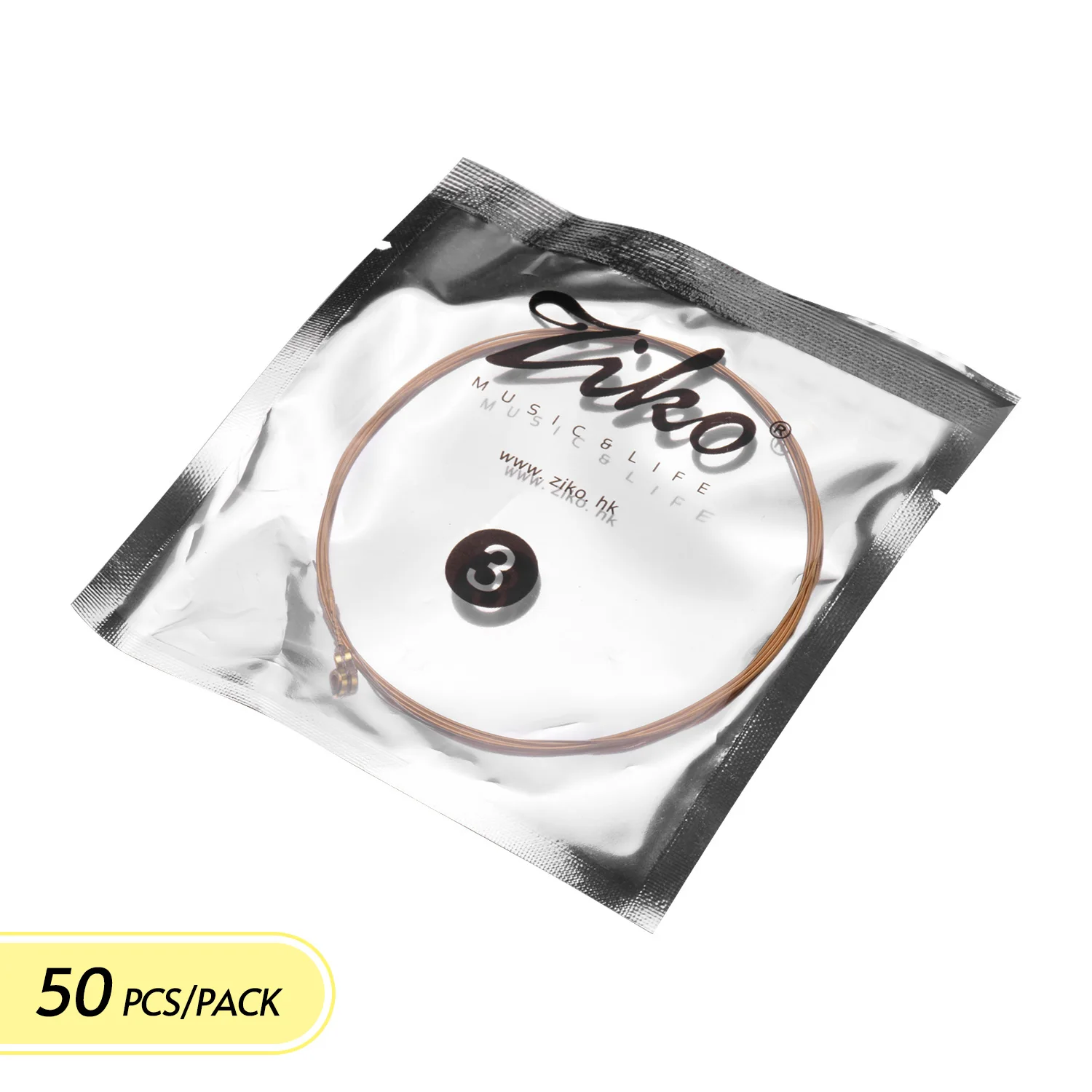 50pcs/pack Single String Acoustic Folk Guitar Replacement Hexagon Alloy Steel Core Bronze guitar string | Спорт и развлечения