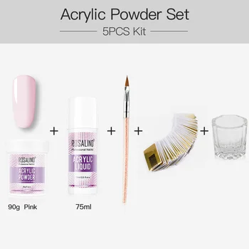 

ROSALIND Acrylic Powder Kit 30g For Nail Extension Nail Carving Crystal Polymer Builder For Nails Art