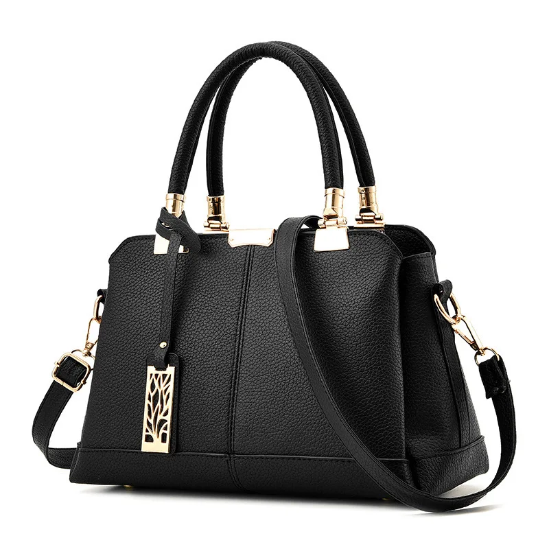 

2019 New Style Fashion Women's Handbag Foreign Trade Cross Border WOMEN'S Bag Embossed Leather Versatile Middle-aged Mommy Bag o
